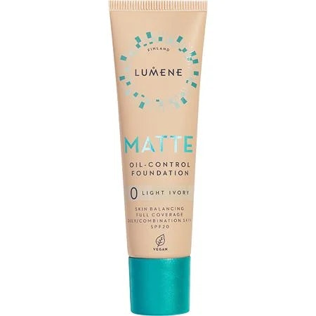 Lumene Matte Oil-Control Foundation SPF20 0 Light Ivory 30 ml