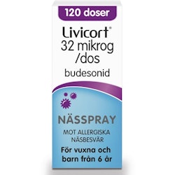 Livicort nässpray 32 mikrogram/dos 120 st