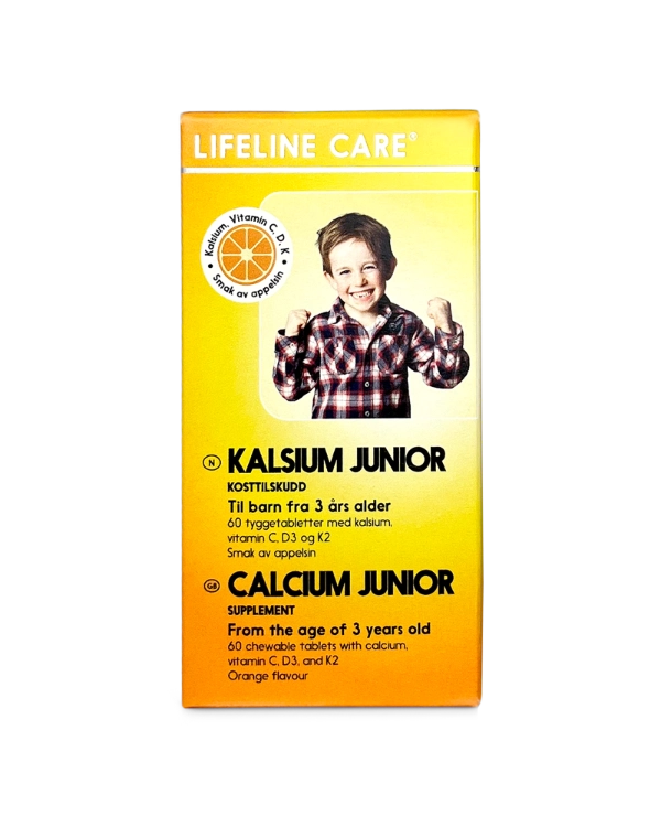 Lifeline Care Kalcium Junior tuggtabletter 60 st