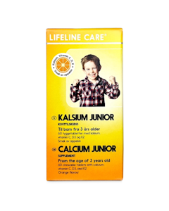 Lifeline Care Kalcium Junior tuggtabletter 60 st