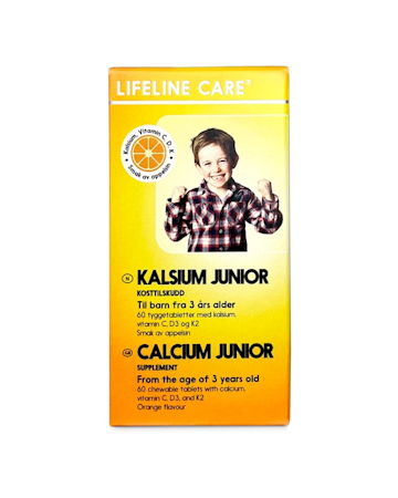 Lifeline Care Kalcium Junior tuggtabletter 60 st