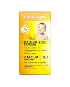 Lifeline Care Kalcium Barn 60 kapsler