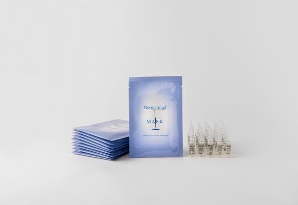 Dermaroller Mask+ Hyaluron Ampoules Set