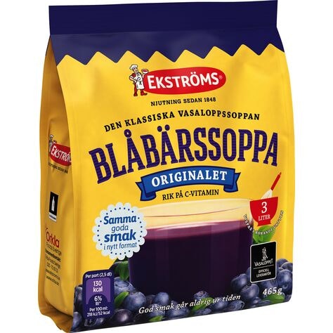 Ekströms Blåbärssoppa 465g