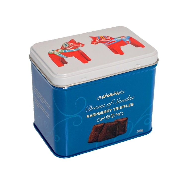 Raspberry Truffles Jar of Dala Horse - Dream of Sweden 200g