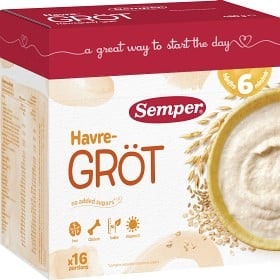 Semper Oatmeal Mild & Natural 6M 480 g