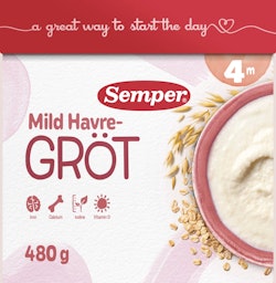 Semper Oatmeal Mild & Natural, 4 months 480 g