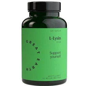 Great Earth L-Lysine 500 mg 120 capsules