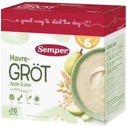 Semper Oatmeal with apple & pear 6 months 480 g