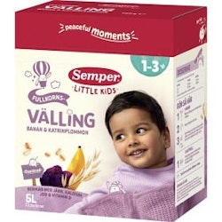 Semper Whole grain porridge Banana Prunes 18M 5 L