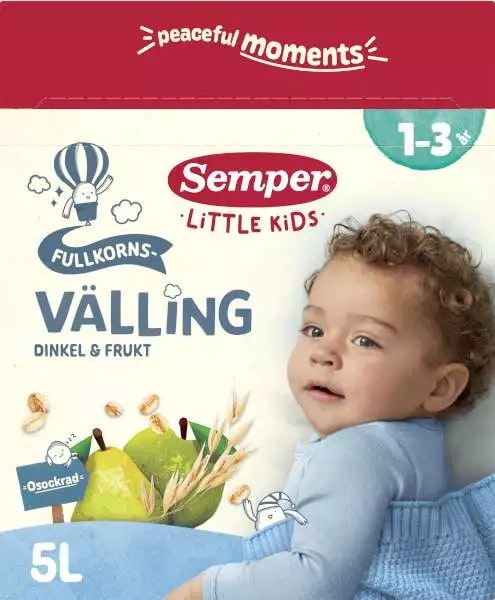 Semper Wholegrain porridge Spelt & fruit 1-3 years