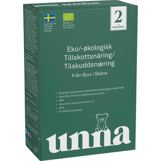 Unna Ekologisk tillskottsnäring Steg 2, 600 g