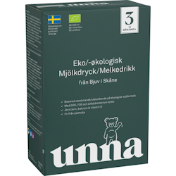Unna Ekologisk mjölkdryck Steg 3, 600 g