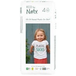 Naty - Organic Diapers Size 4 (7-18 kg), 44 pcs