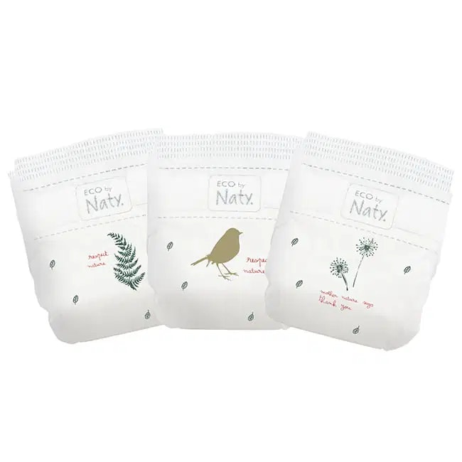 Naty - Organic Diapers Size 4 (7-18 kg), 44 pcs
