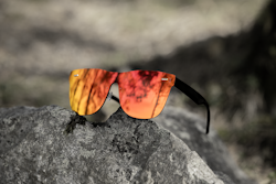 OUTLET Frameless spegelglas orange