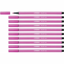 Tuschpennor Stabilo Pen 68 Fluorescerande Rosa (10 Delar)