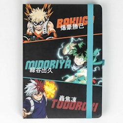 Brevpapper Set My Hero Academia 2 Delar Svart Orange