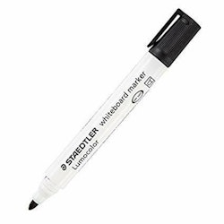 Tuschpennor Staedtler Whiteboard Vit Svart (10 antal) (1 antal)