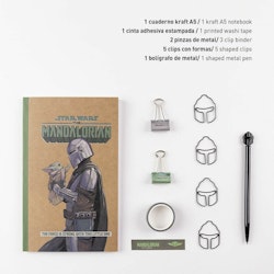 Brevpapper Set The Mandalorian 10 Delar Grön