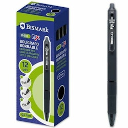 Penna Bismark B-110 Fix Svart 0,7 mm (12 Delar)