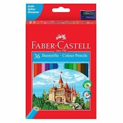 Färgpennor Faber-Castell Multicolour 4 Delar