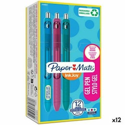 Gelpenna Paper Mate Inkjoy TK12 Turkos Fuchsia 0,7 mm (12 antal)