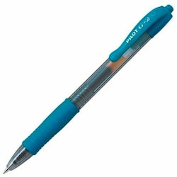 Gelpenna Pilot G-2 Blå Turkos 0,4 mm (12 antal)