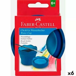 Glas Faber-Castell Clic & Go Hopfällbar Blå 6 Delar