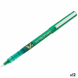 Penna för flytande bläck Pilot V-7 Hi-Tecpoint Grön 0,5 mm (12 antal)