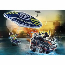 Playset Playmobil City Action Police Parachute with Amphibious Vehicle 70781 (50 pcs)