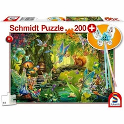 Pussel Schmidt Spiele Fairies in the Forest 200 Delar