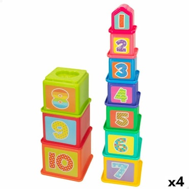 Staplingsbara block PlayGo 4 antal 10,2 x 50,8 x 10,2 cm