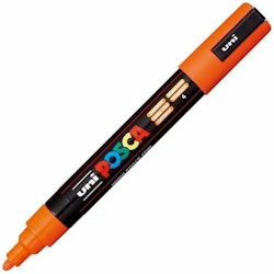 Tuschpennor POSCA PC-5M Orange (6 antal)