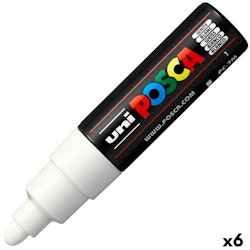 Tuschpennor POSCA PC-7M Vit (6 antal)