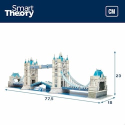 3D-pussel Colorbaby Tower Bridge 120 Delar 77,5 x 23 x 18 cm (6 antal)