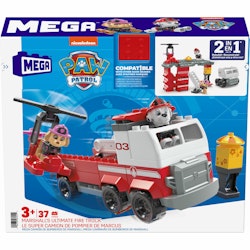 Playset Megablocks Paw Patrol Brandbil + 3 år 37 Delar