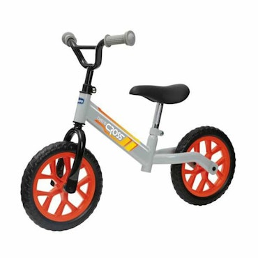 Barncykel Hot Wheels Balance Bike Cross Grå Bilsläp Fordon