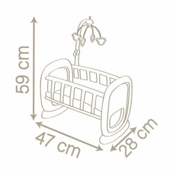 Dockvagga Smoby Cradle With Bars