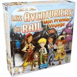 Sällskapsspel Asmodee Rail Adventurers : My First Voyage (FR) Svart Blå Vit Grön