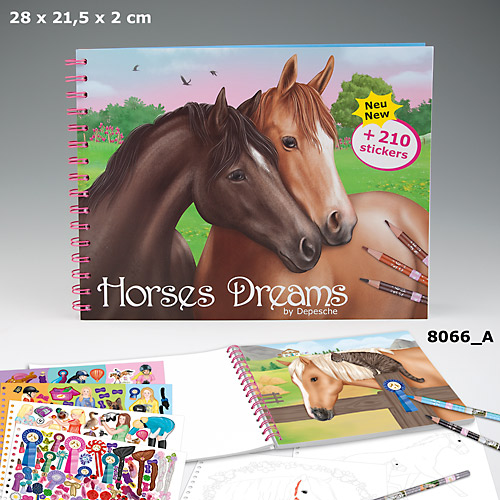 Horses Dreams Målarbok (A)