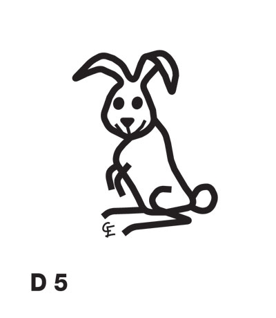 Kanin - Funky Family - dekaler i unika karaktärer