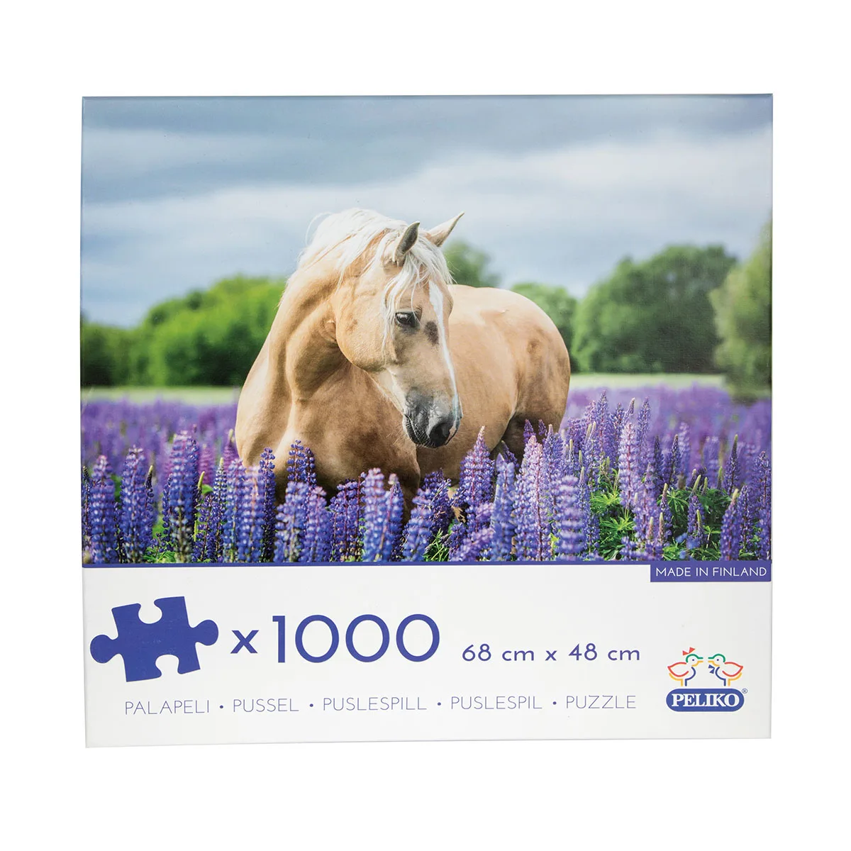 Pussel Hästen med blommor 1000 bitar