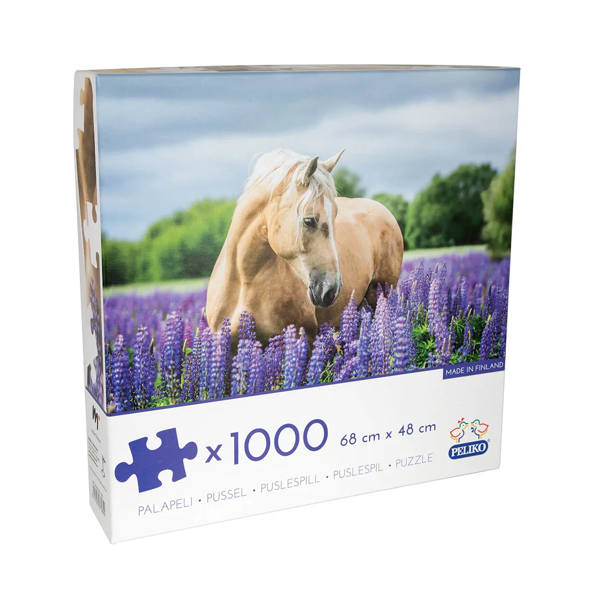 Pussel Hästen med blommor 1000 bitar