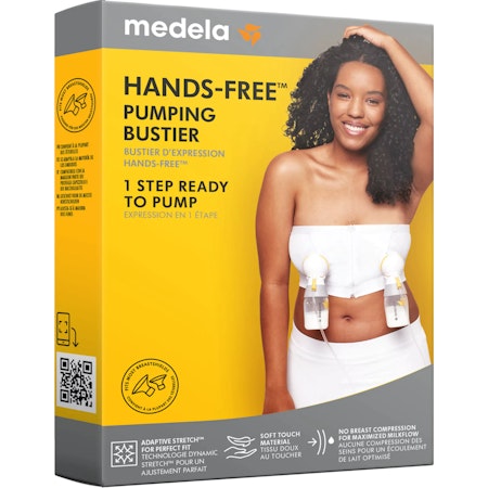 MEDELA Handsfree Pumpbustier S Svart 1 Pack