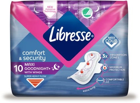 LIBRESSE Maxi Goodnight 10 St