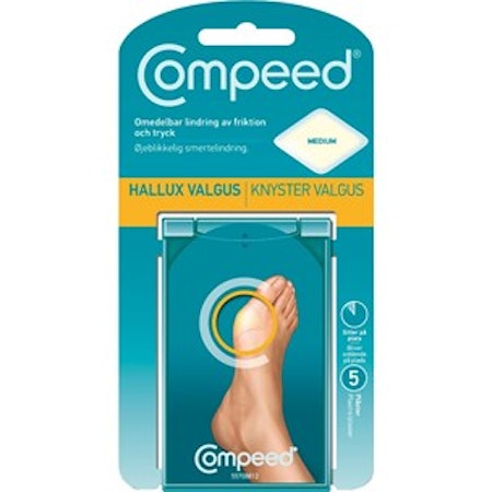 COMPEED Hallux Valgus  Plåster 5 St