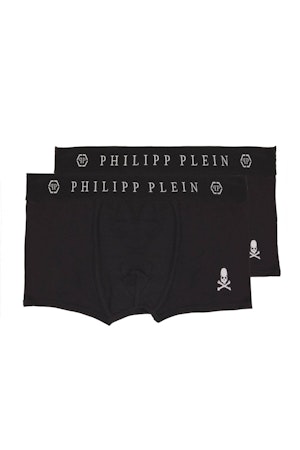 PHILIPP PLEIN Boxers 2 Pack Svart