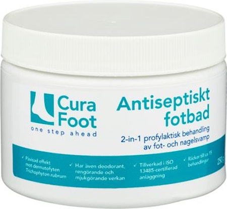 CURAFOOT Antiseptiskt Fotbad 500 g