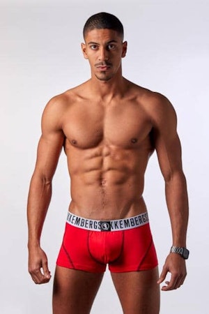 BIKKEMBERGS Boxer 2 Pack Röd